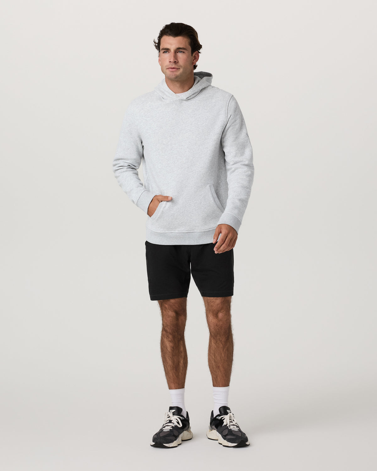 Vuori Ponto Performance Short 7" Black Heather