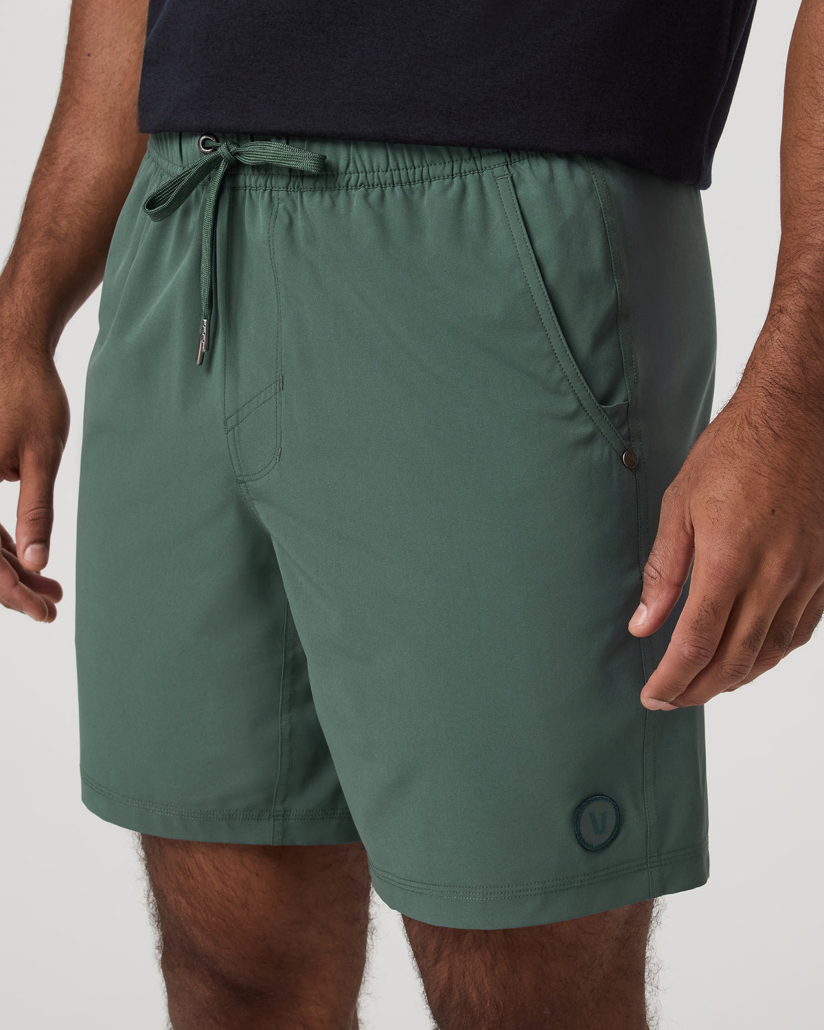 Vuori Kore Short Unlined 7" Men's Agate Green Tonal Shorts