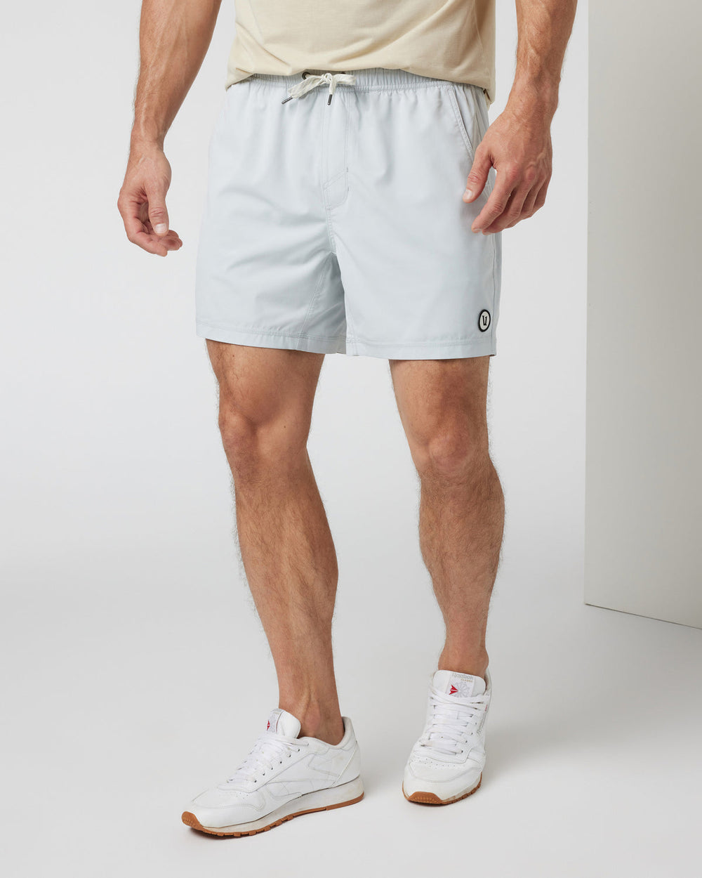 Vuori Kore Short Lined 5" Men's Sky Grey Athletic Shorts