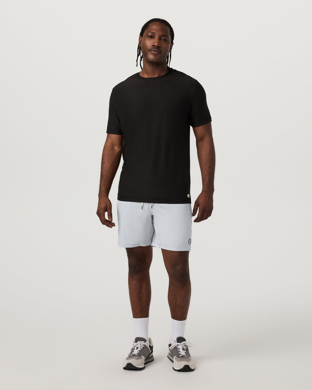 Vuori Kore Short Unlined 7" Sky Grey Unlined Athletic Shorts