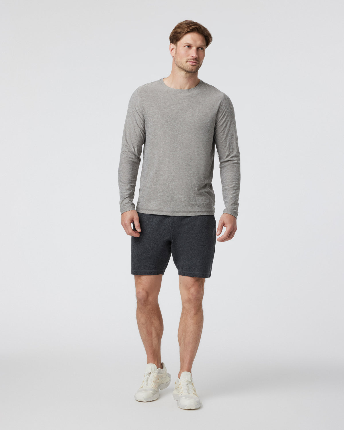 Vuori Ponto Short Men's Charcoal Grey Jogger Shorts