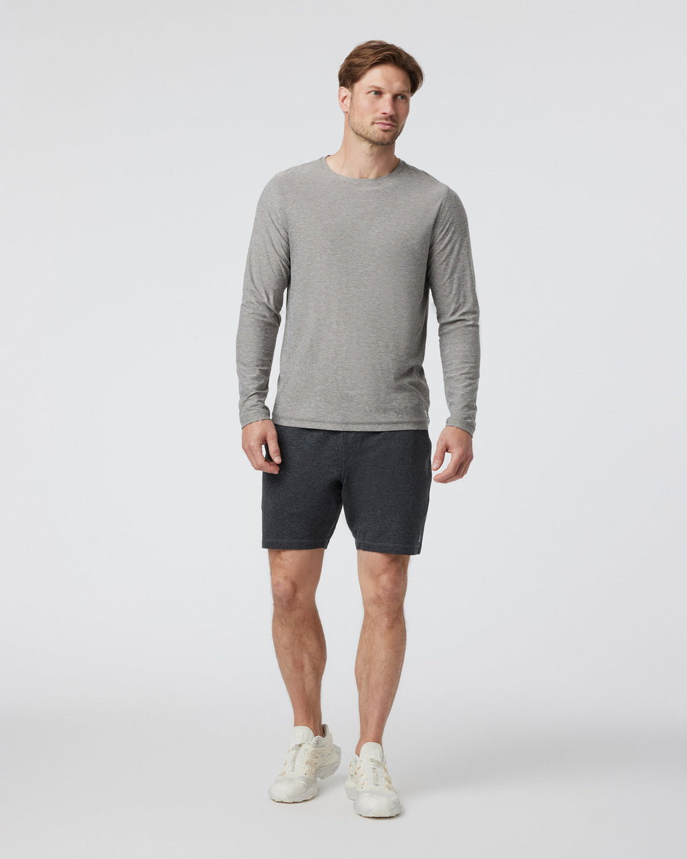 Vuori Ponto Short Men's Charcoal Grey Jogger Shorts