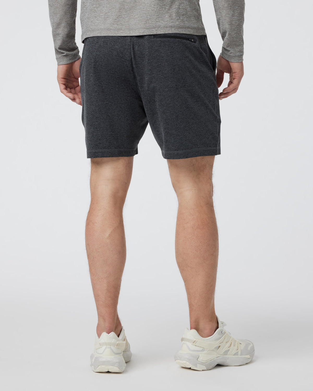 Vuori Ponto Short Men's Charcoal Grey Jogger Shorts