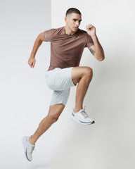 Vuori Kore Short Lined 9" Men's Sky Grey Athletic Shorts