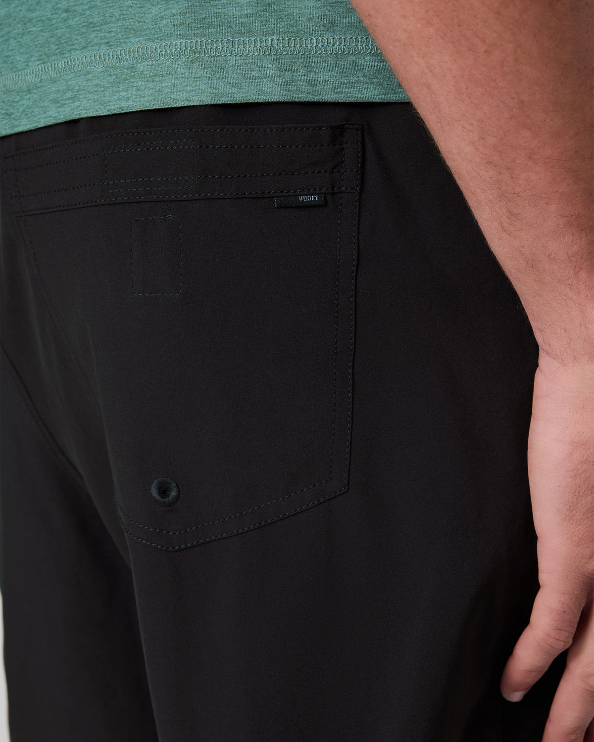 Vuori Kore Short Lined 7" Men's Black Tonal Athletic Shorts