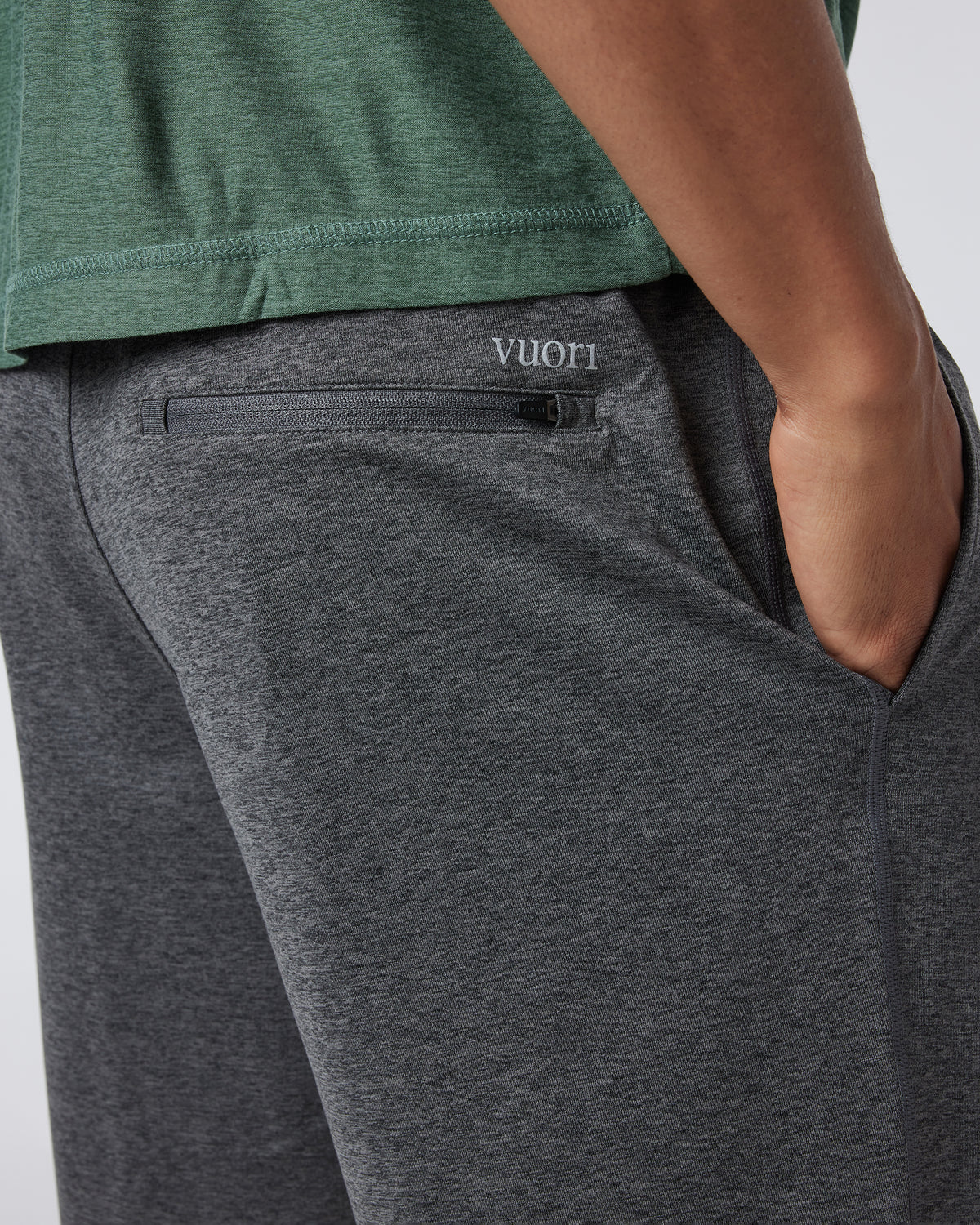 Vuori Sunday Performance Short Charcoal Heather