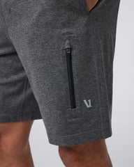 Vuori Sunday Performance Short Charcoal Heather
