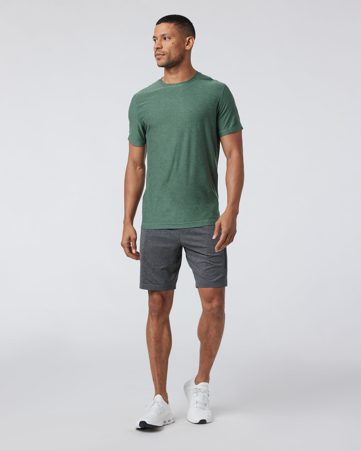 Vuori Sunday Performance Short Charcoal Heather