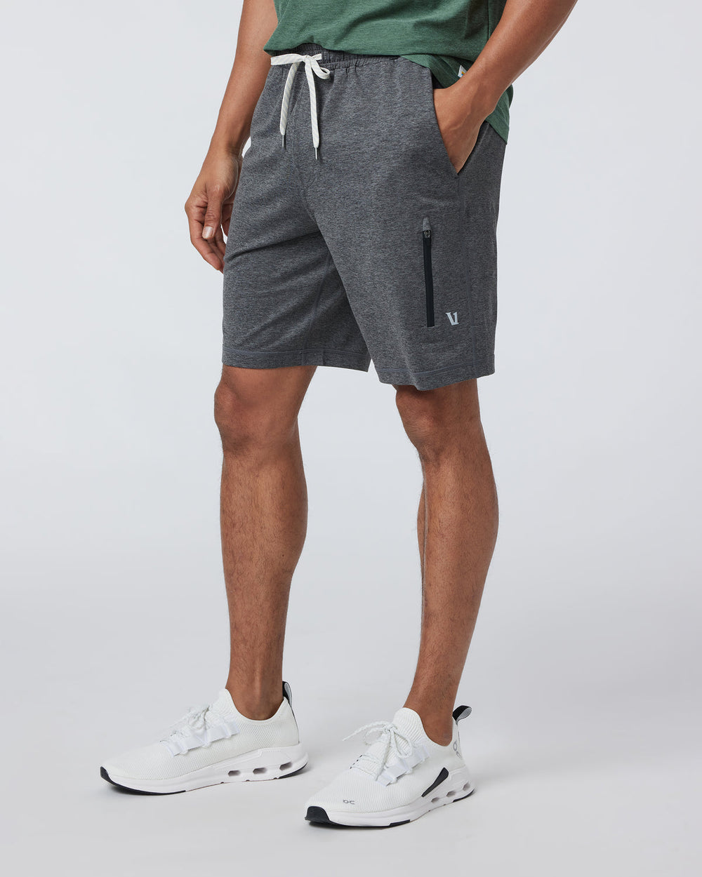 Vuori Sunday Performance Short Charcoal Heather