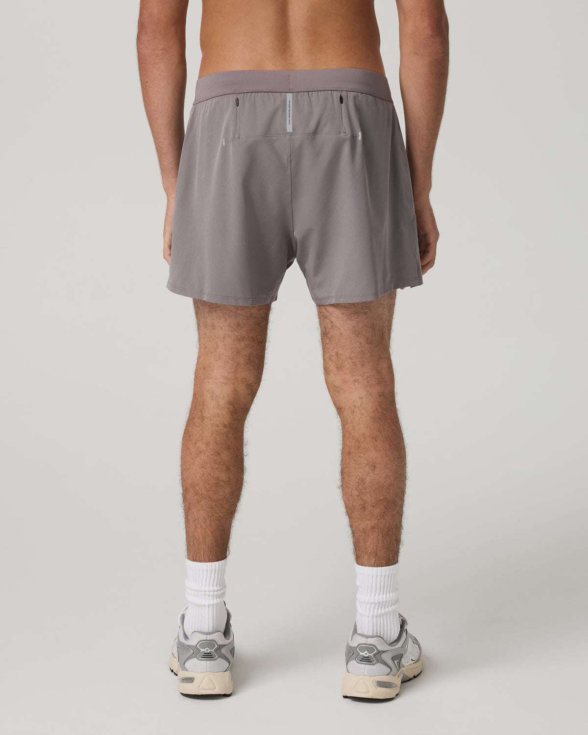Vuori Qualify Short Lined 5" Men's Smokey Grey Athletic Shorts