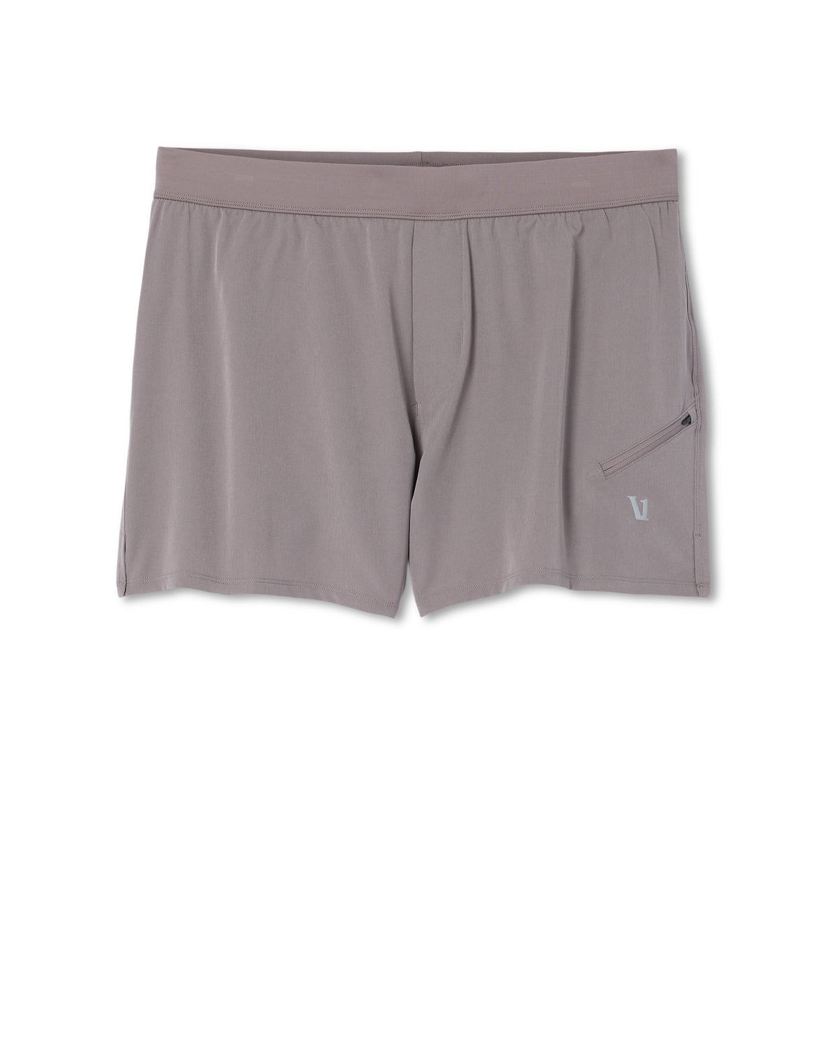 Vuori Qualify Short Lined 5" Men's Smokey Grey Athletic Shorts
