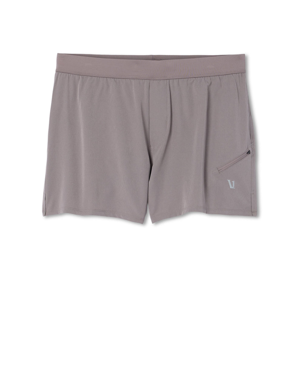 Vuori Qualify Short Lined 5" Men's Smokey Grey Athletic Shorts
