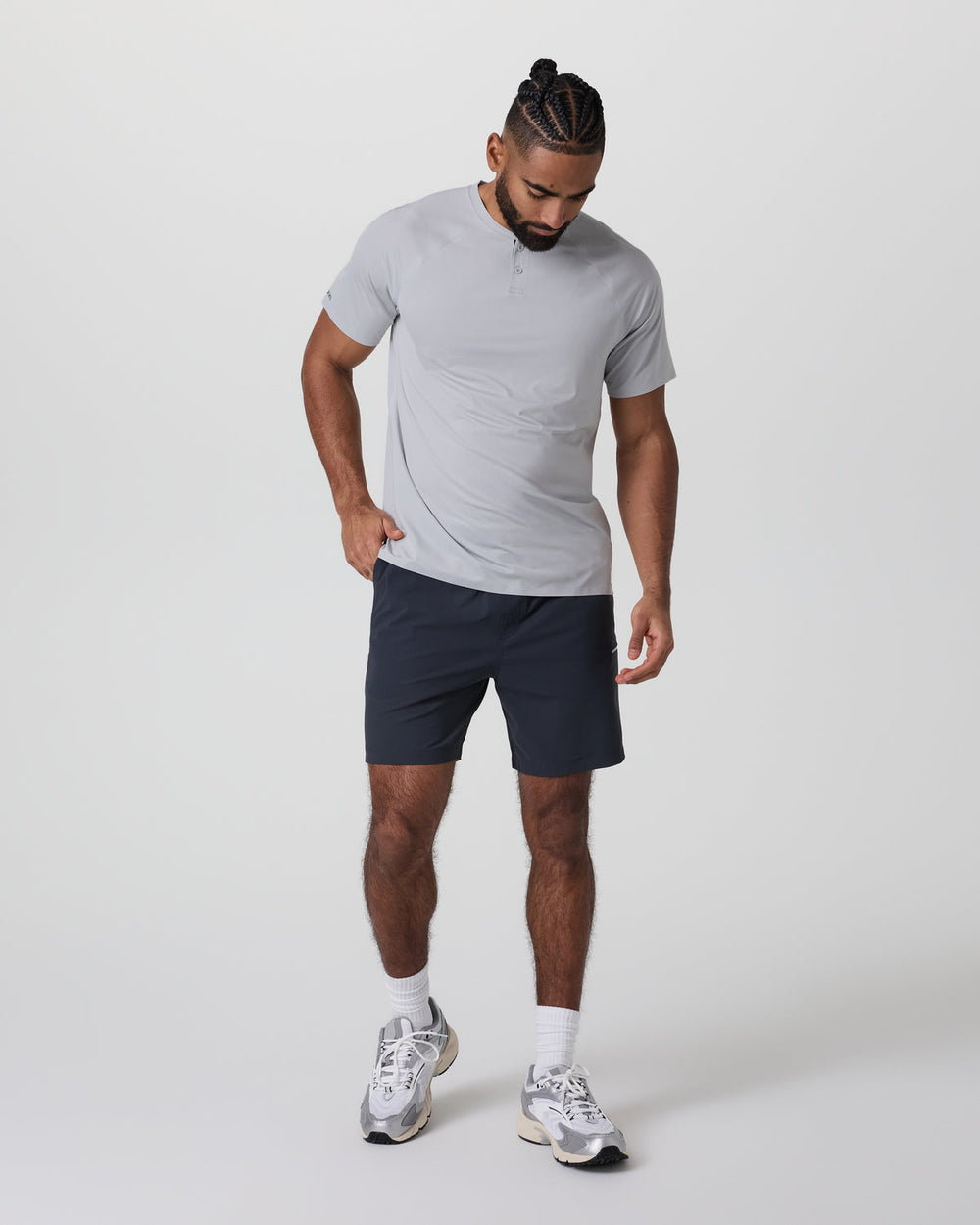 Vuori Fleet Sport Short Unlined Classic Fit 7" Navy