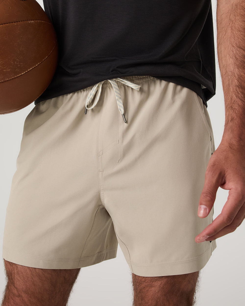 Vuori Kore Short Unlined 5" Men's Toast Athletic Fit Shorts