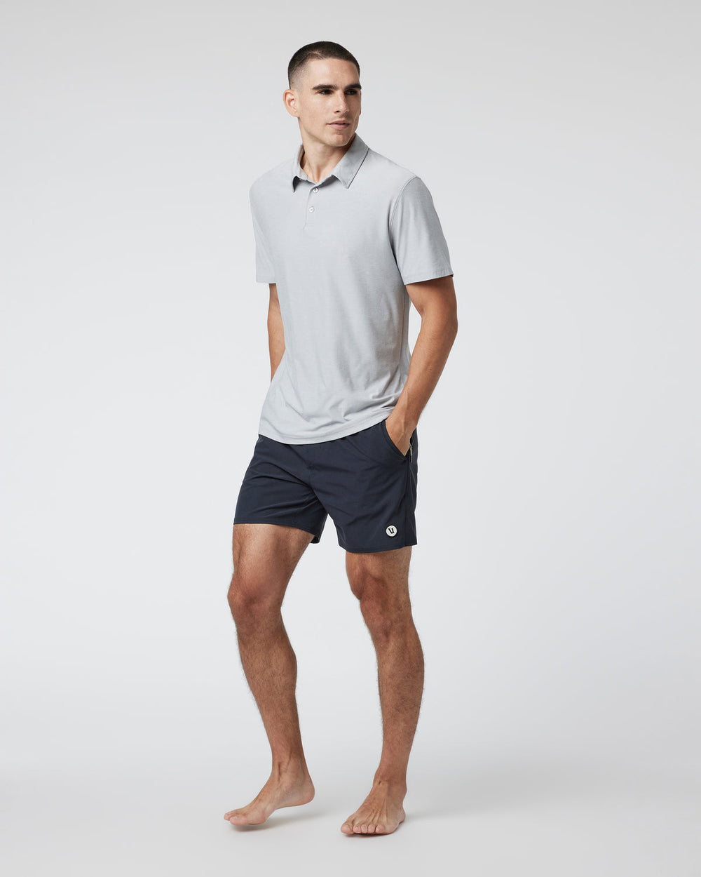 Vuori Maverick Volley Short Men's Black Hybrid Shorts