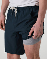 Vuori Kore Short Lined 9" Men's Ink Athletic Shorts