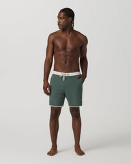 Vuori Men's Cruise Boardshort 7" Agate Green Linen Texture