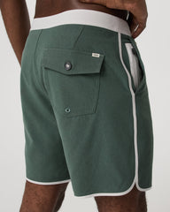 Vuori Men's Cruise Boardshort 7" Agate Green Linen Texture