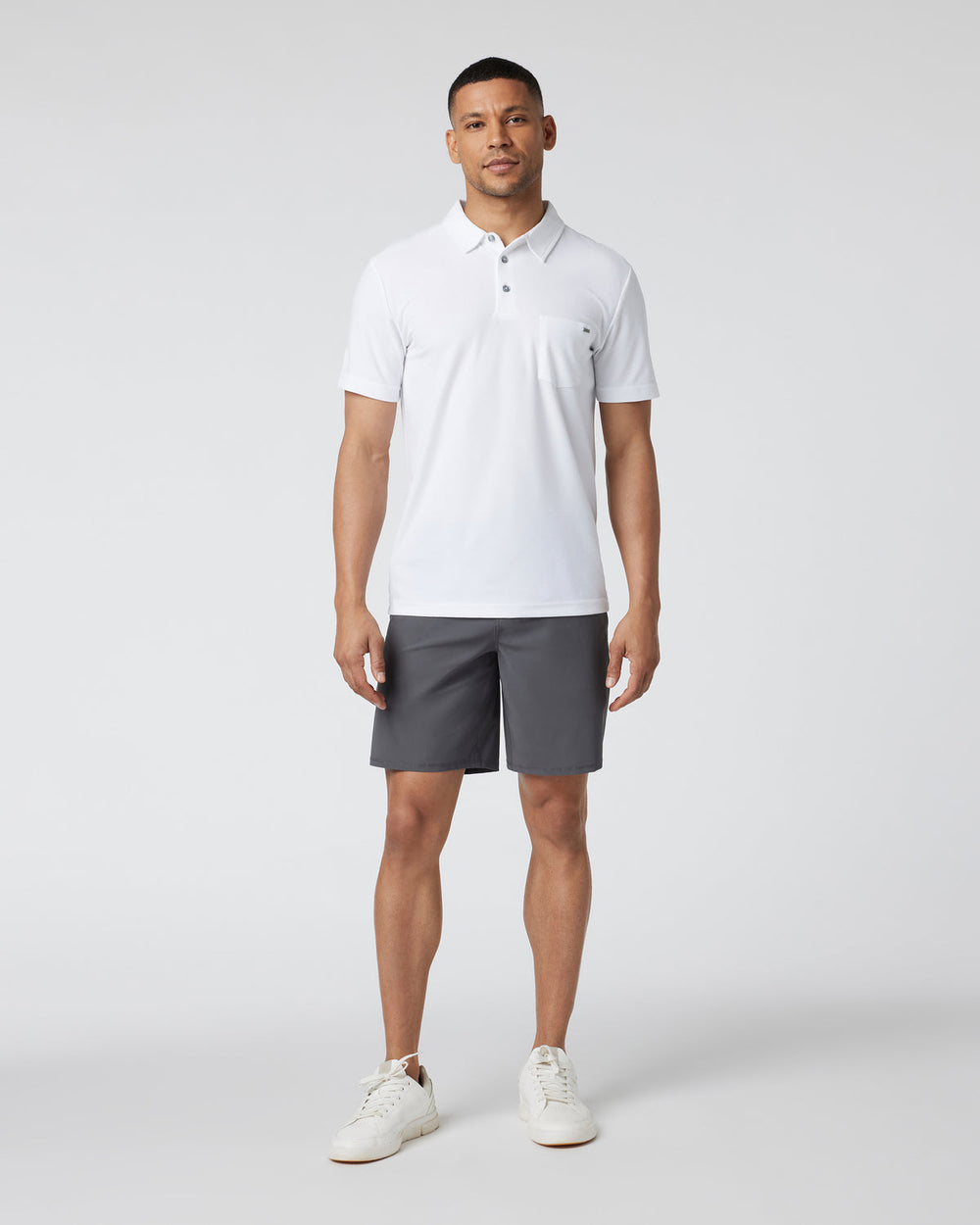 Vuori Meta Short Men's Charcoal Grey Chino Shorts