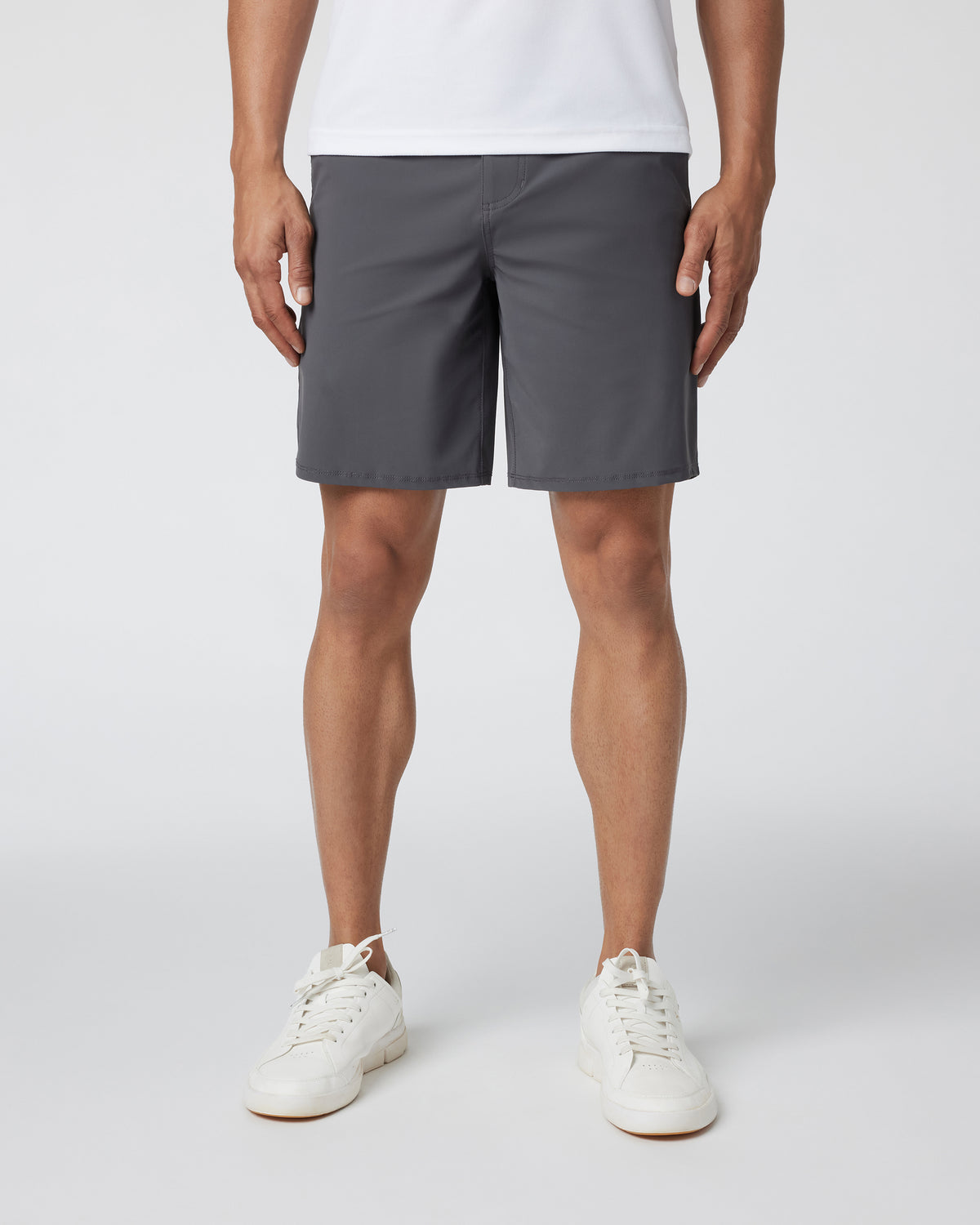 Vuori Meta Short Men's Charcoal Grey Chino Shorts