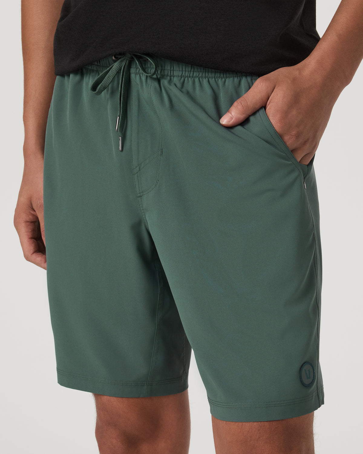 Vuori Kore Short Unlined 9" Men's Agate Green Tonal Shorts