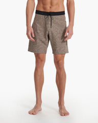 Vuori Infinity Boardshort Men's Taupe Big Samba Boardshorts