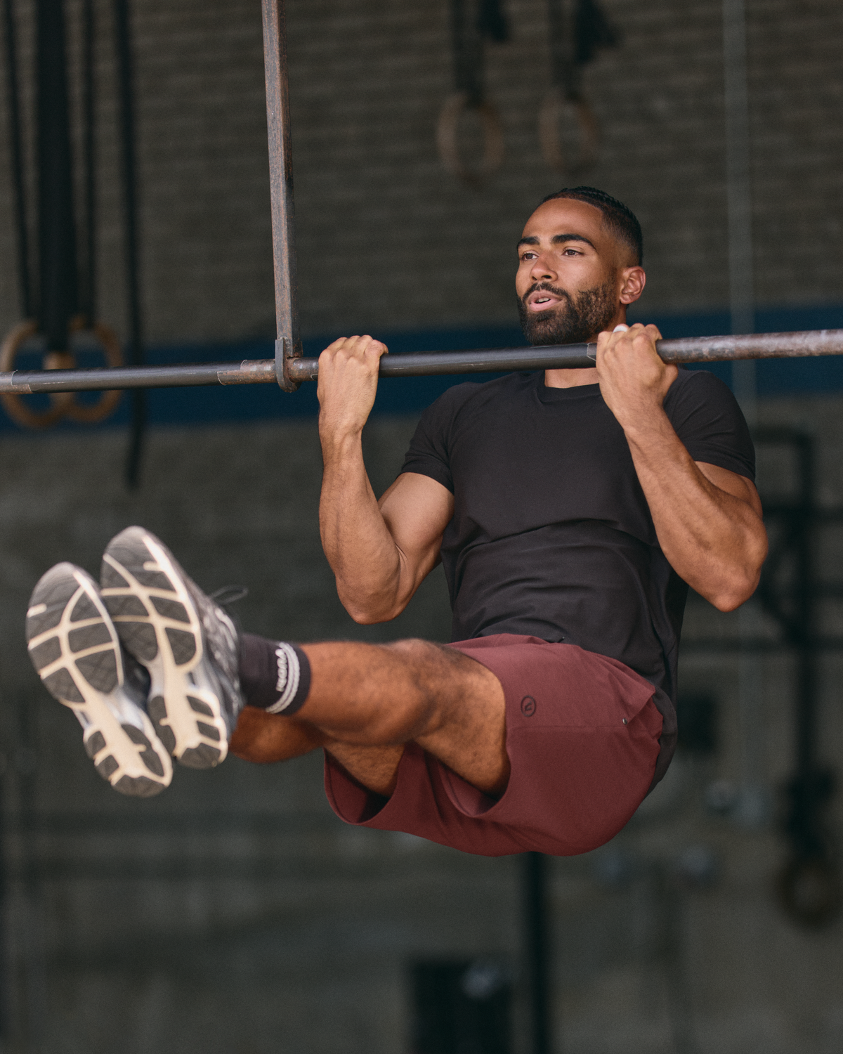 Vuori Elevate Kore Short Lined 7" Men's Burgundy Shorts
