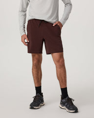 Vuori Elevate Kore Short Lined 7" Men's Burgundy Shorts