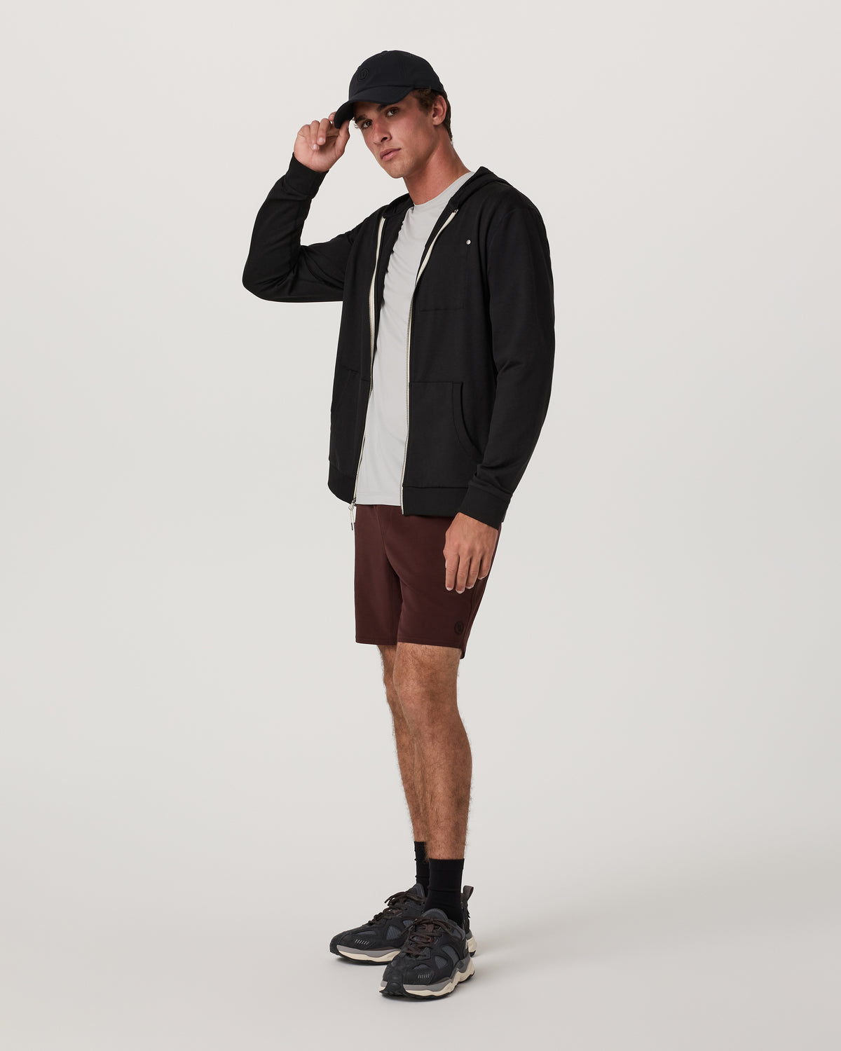 Vuori Elevate Kore Short Lined 7" Men's Burgundy Shorts
