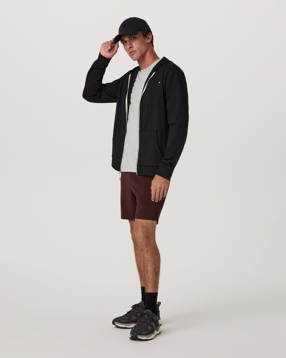 Vuori Elevate Kore Short Lined 7" Men's Burgundy Shorts