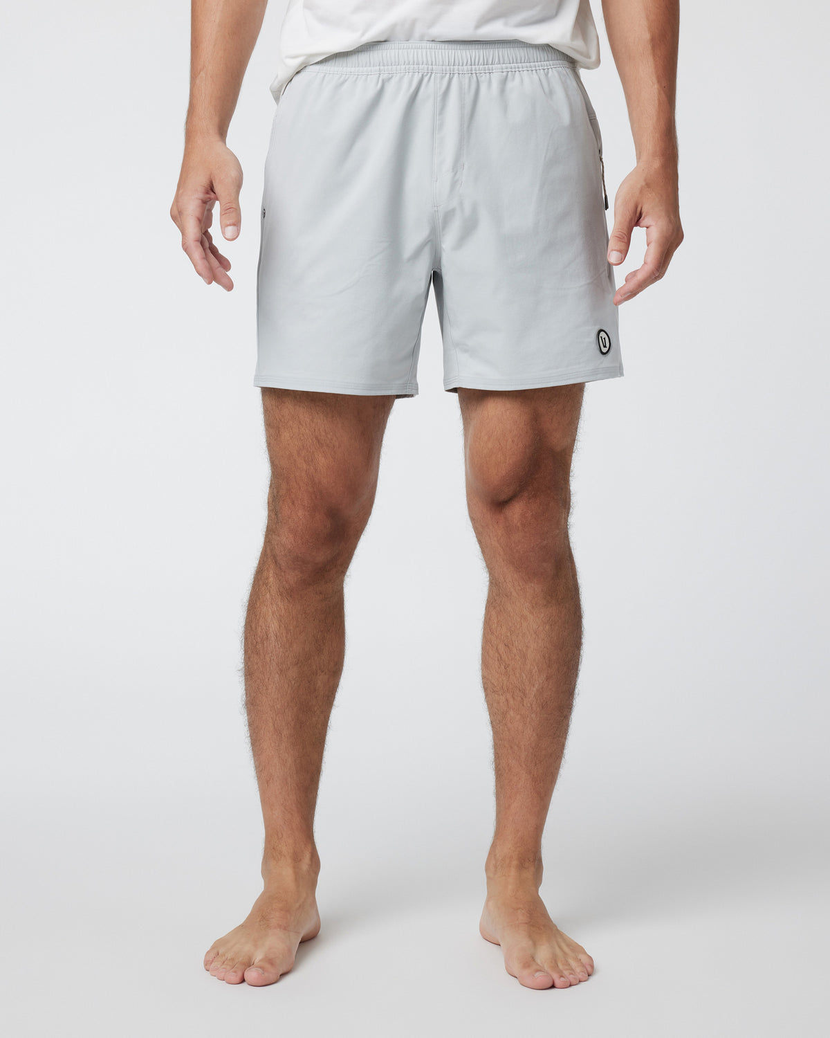 Vuori Maverick Volley Short Men's Sky Grey Hybrid Shorts