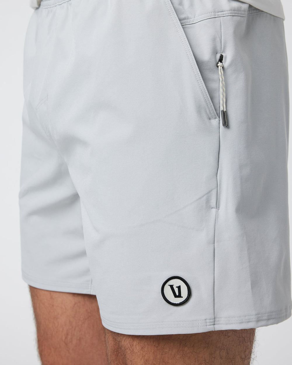 Vuori Maverick Volley Short Men's Sky Grey Hybrid Shorts