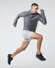Vuori Maverick Volley Short Men's Sky Grey Hybrid Shorts