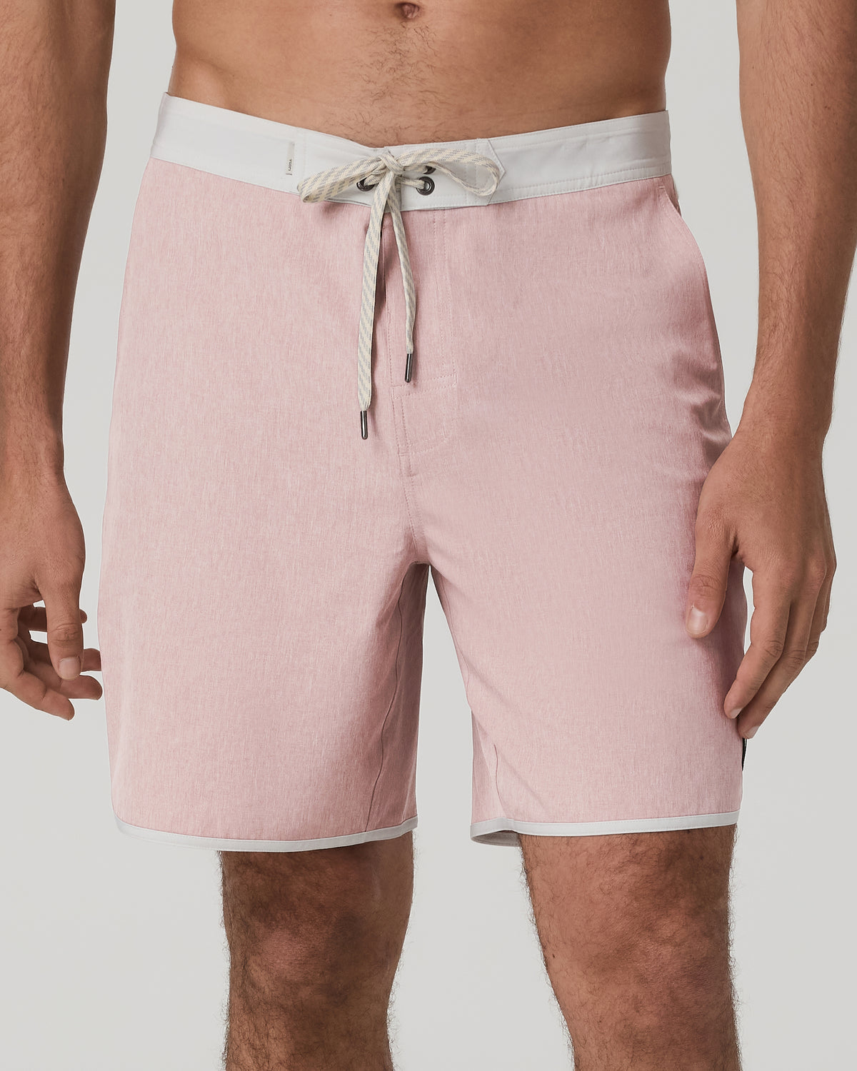 Vuori Cruise Boardshort 7" Men's Mauve Linen Texture Shorts