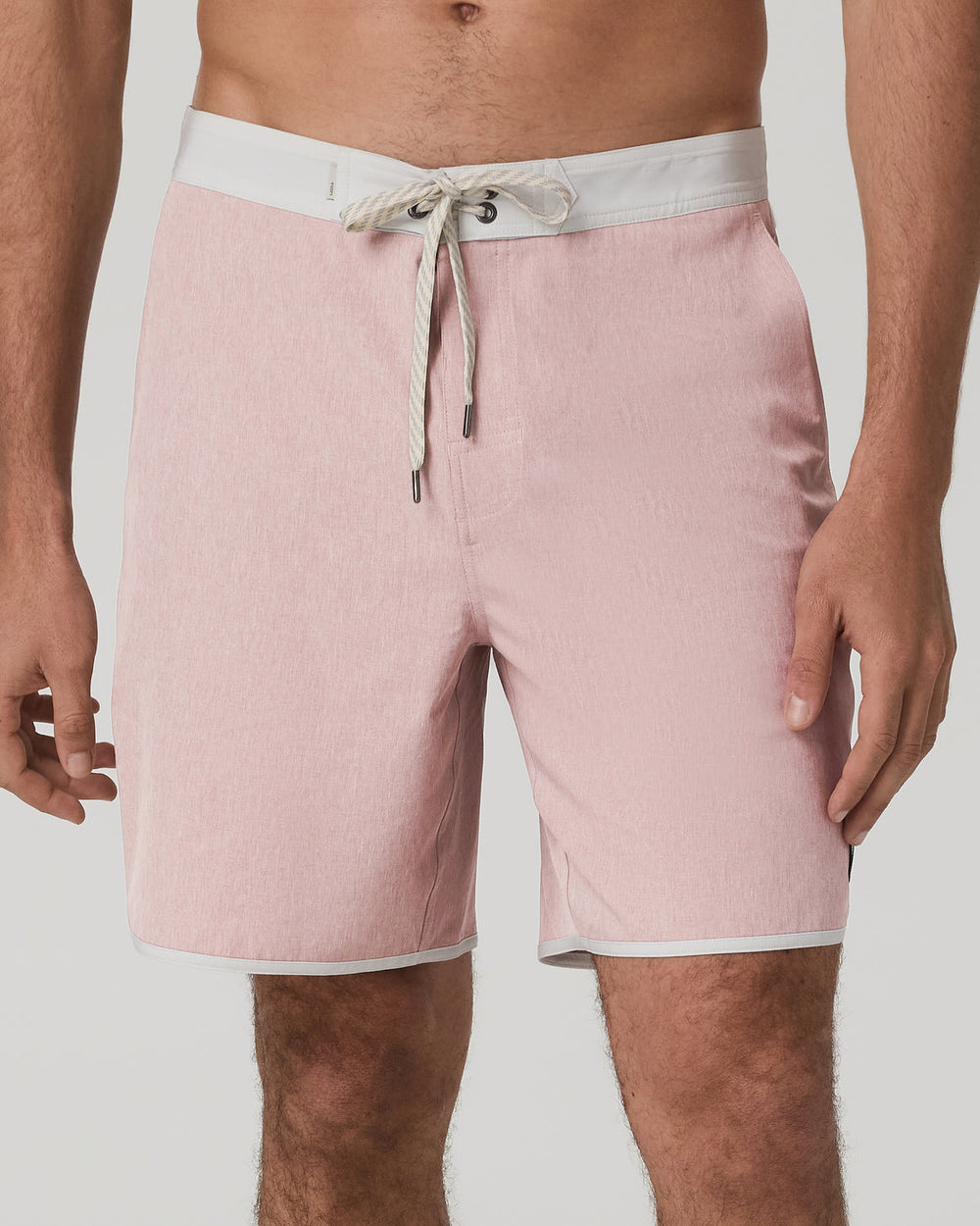 Vuori Cruise Boardshort 7" Men's Mauve Linen Texture Shorts