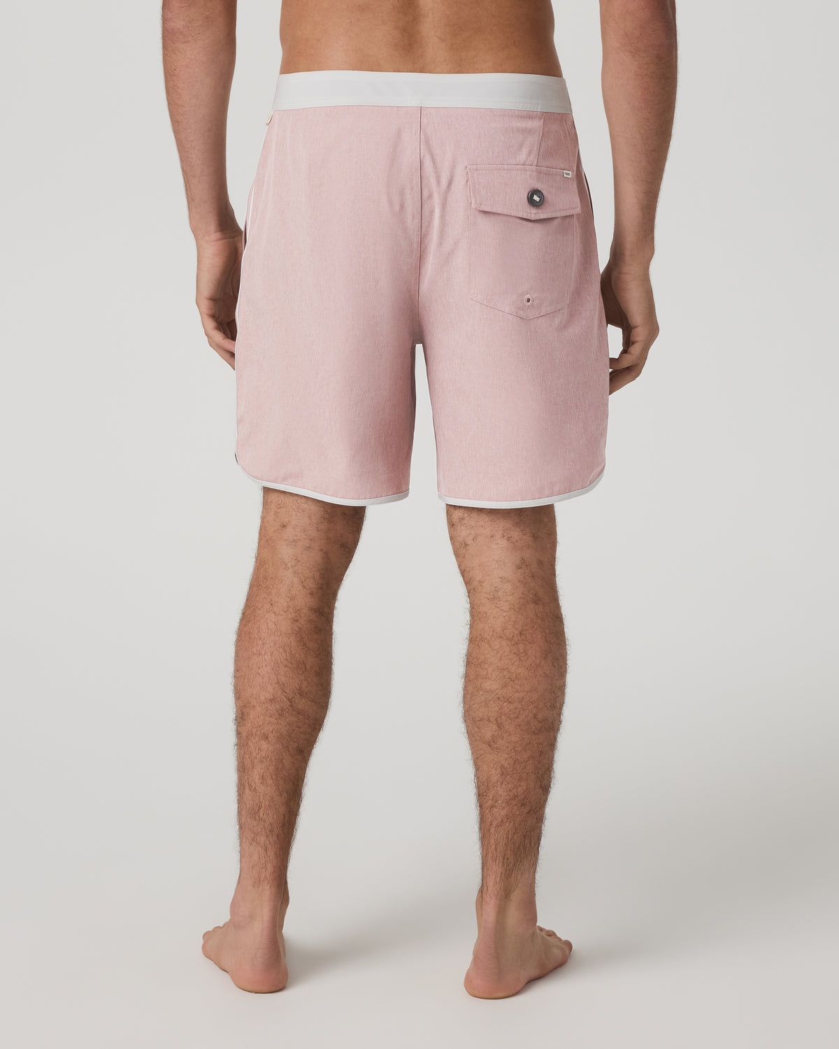 Vuori Cruise Boardshort 7" Men's Mauve Linen Texture Shorts