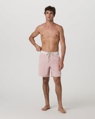 Vuori Cruise Boardshort 7" Men's Mauve Linen Texture Shorts
