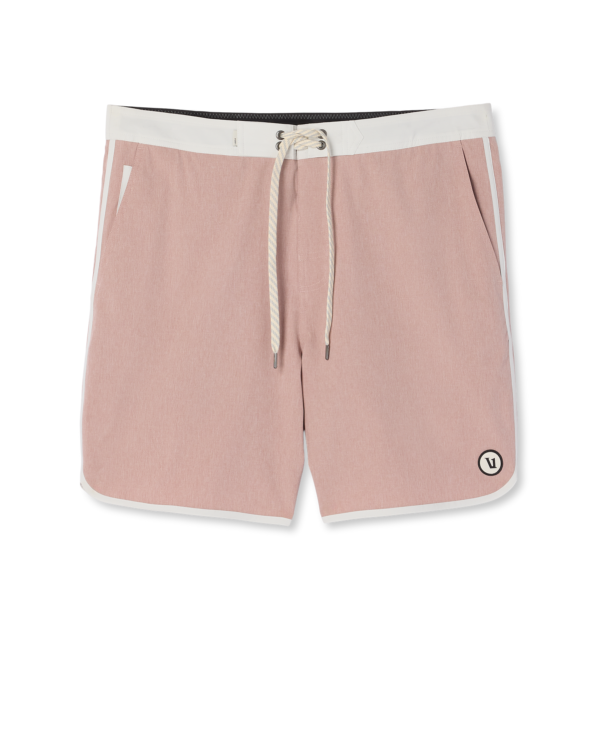 Vuori Cruise Boardshort 7" Men's Mauve Linen Texture Shorts