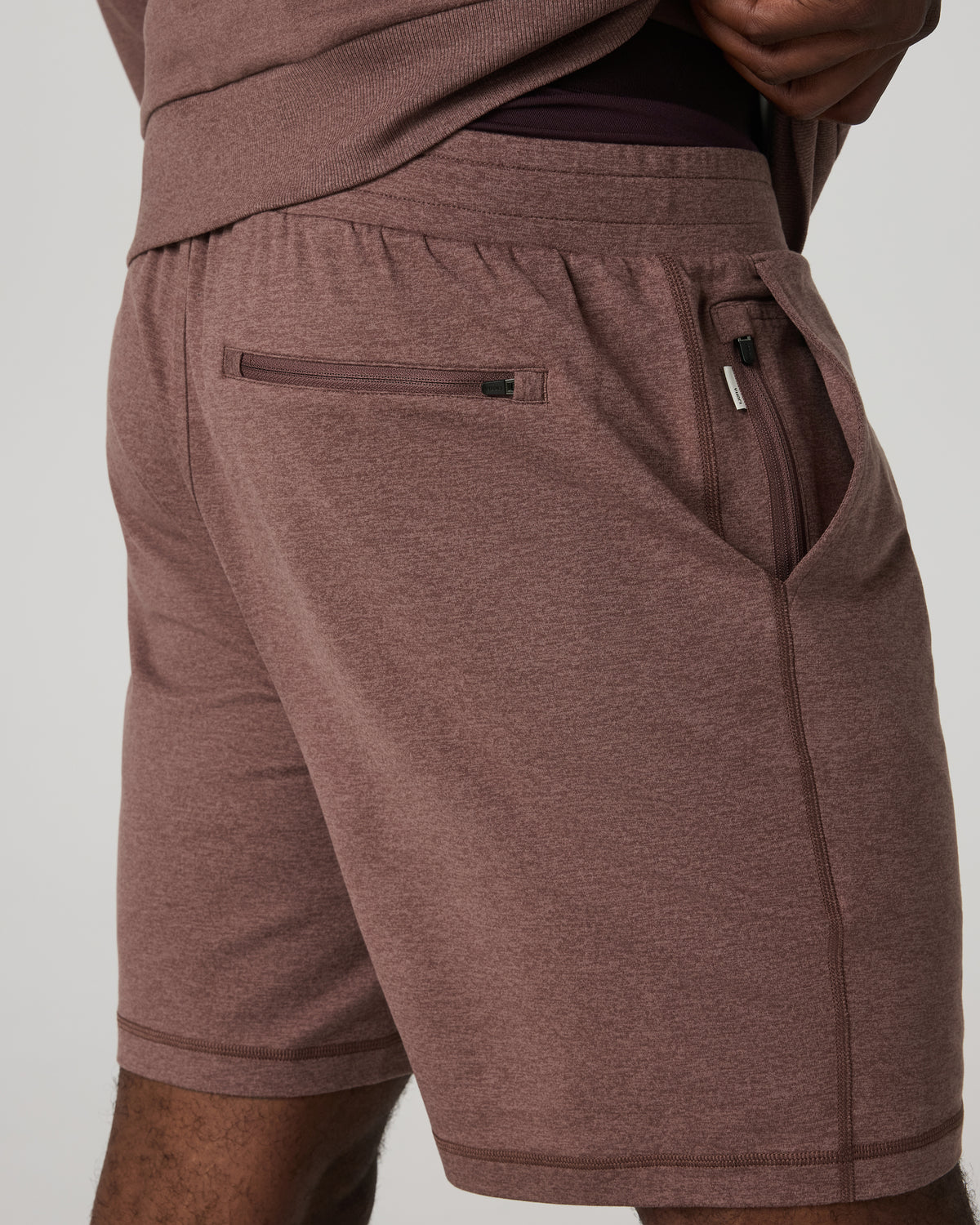 Vuori Ponto Performance Short 7" Men's Sable Heather Shorts