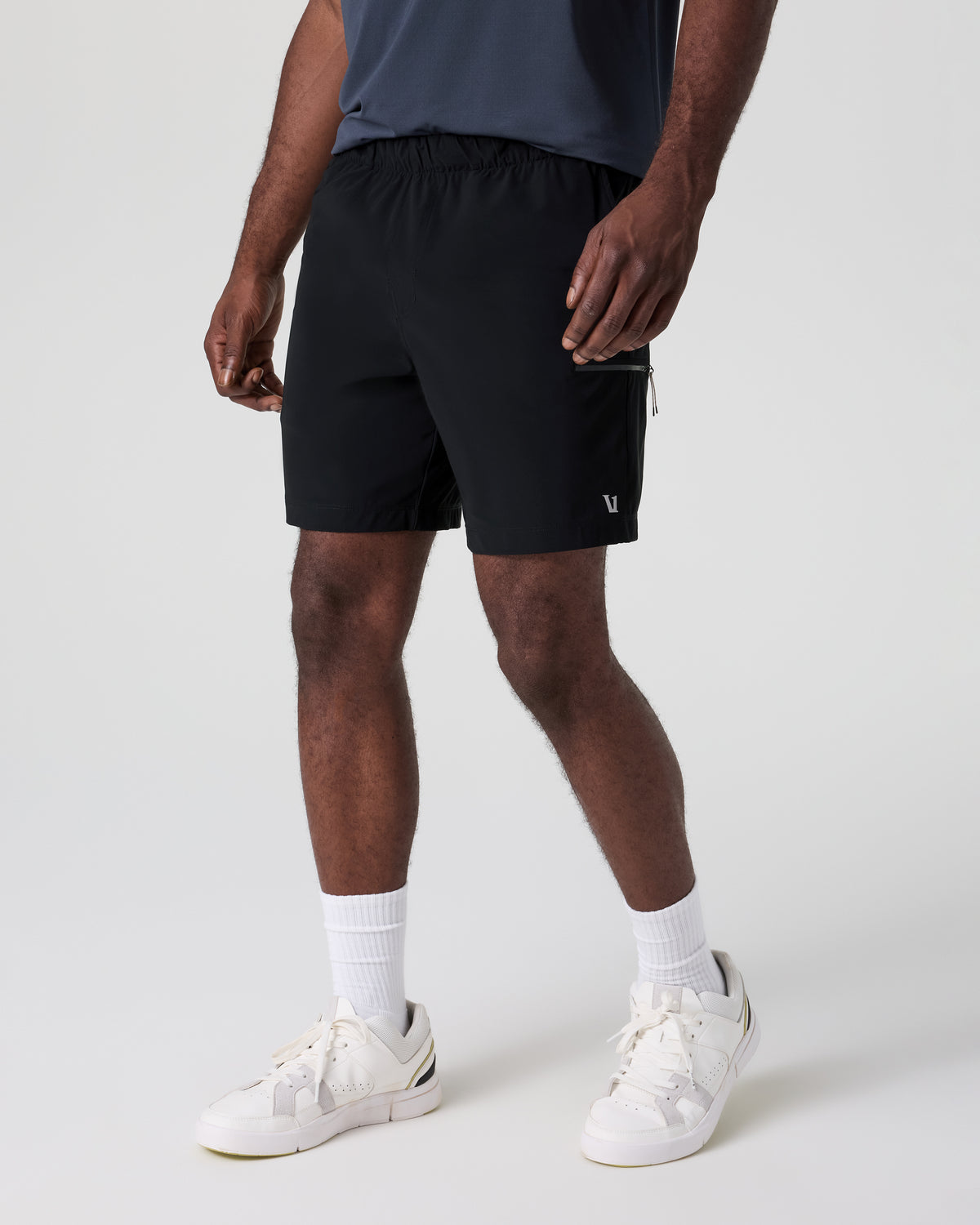 Vuori Fleet Sport Short Unlined Classic Fit 7" Black