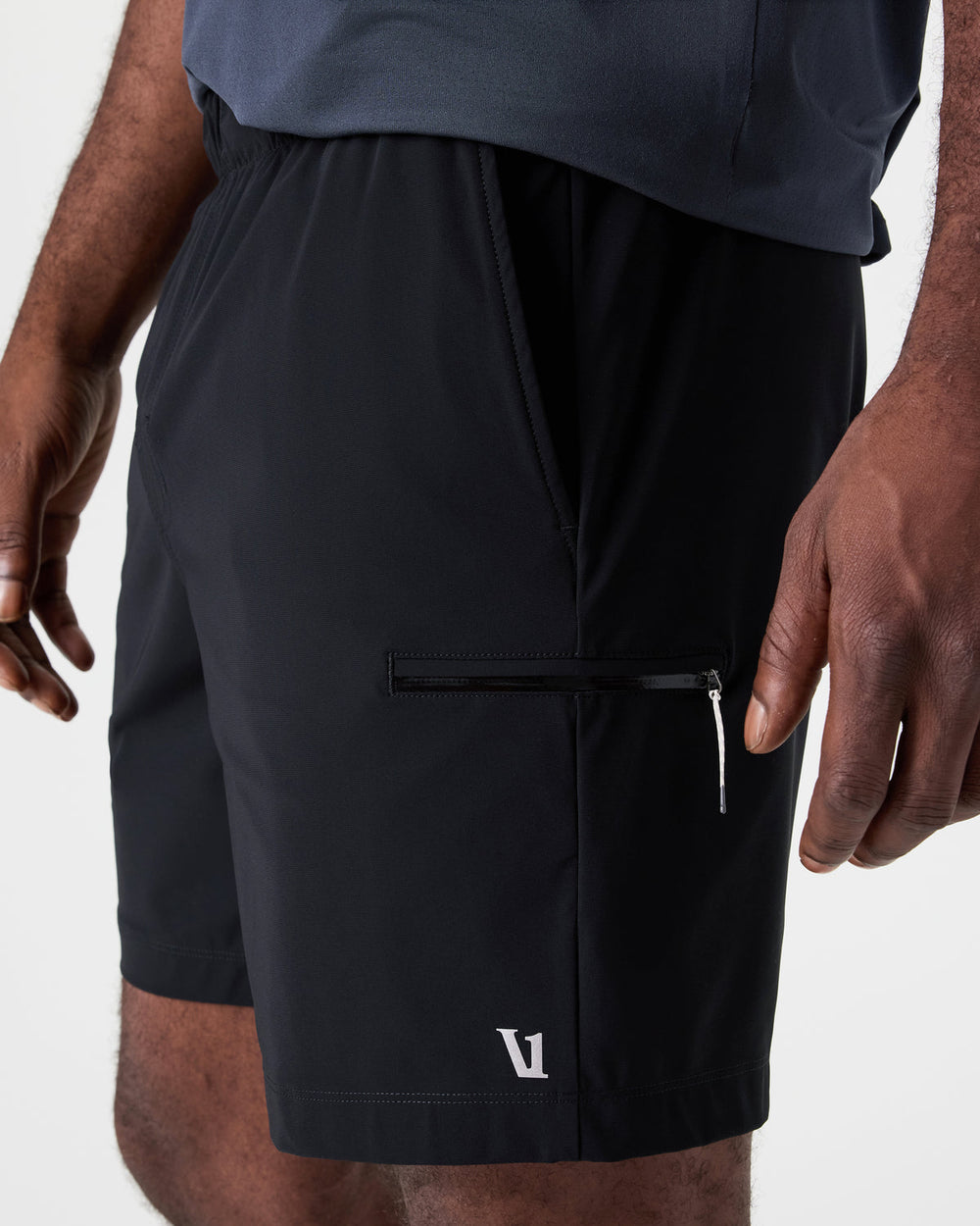 Vuori Fleet Sport Short Unlined Classic Fit 7" Black