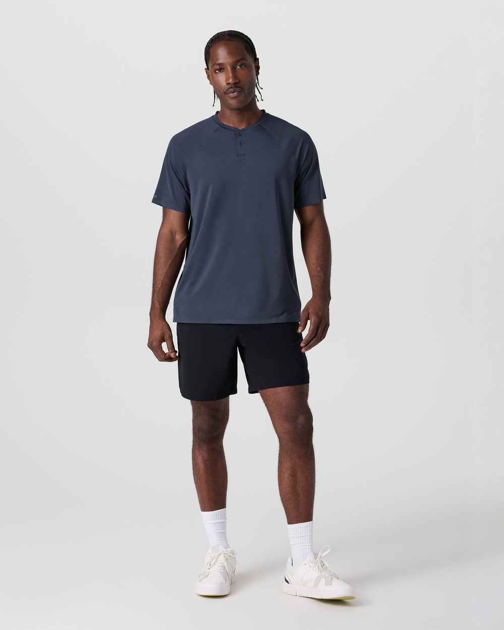 Vuori Fleet Sport Short Unlined Classic Fit 7" Black