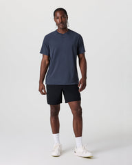 Vuori Fleet Sport Short Unlined Classic Fit 7" Black