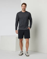 Vuori Kore Elevate Short Lined 7" Men's Black Shorts with Zip Pockets