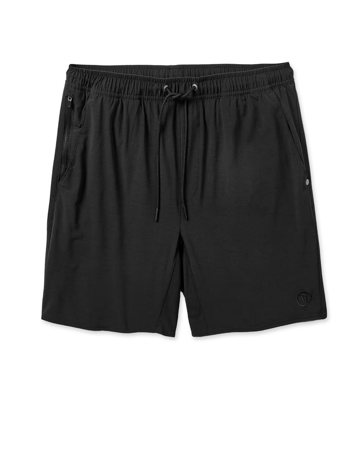 Vuori Kore Elevate Short Lined 7" Men's Black Shorts with Zip Pockets