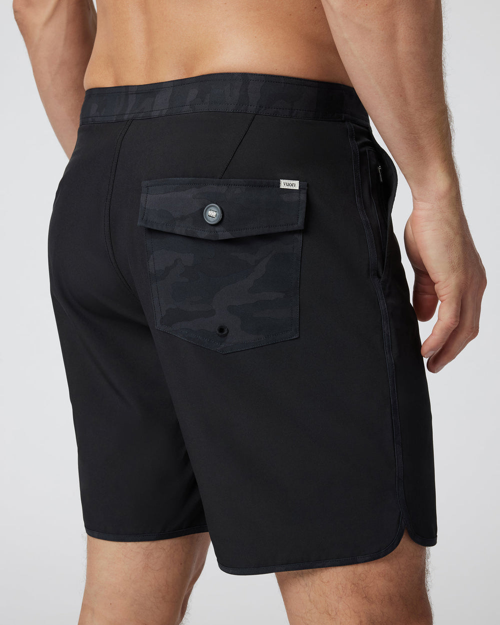 Vuori Cruise Boardshort Men's Black Swim Trunks