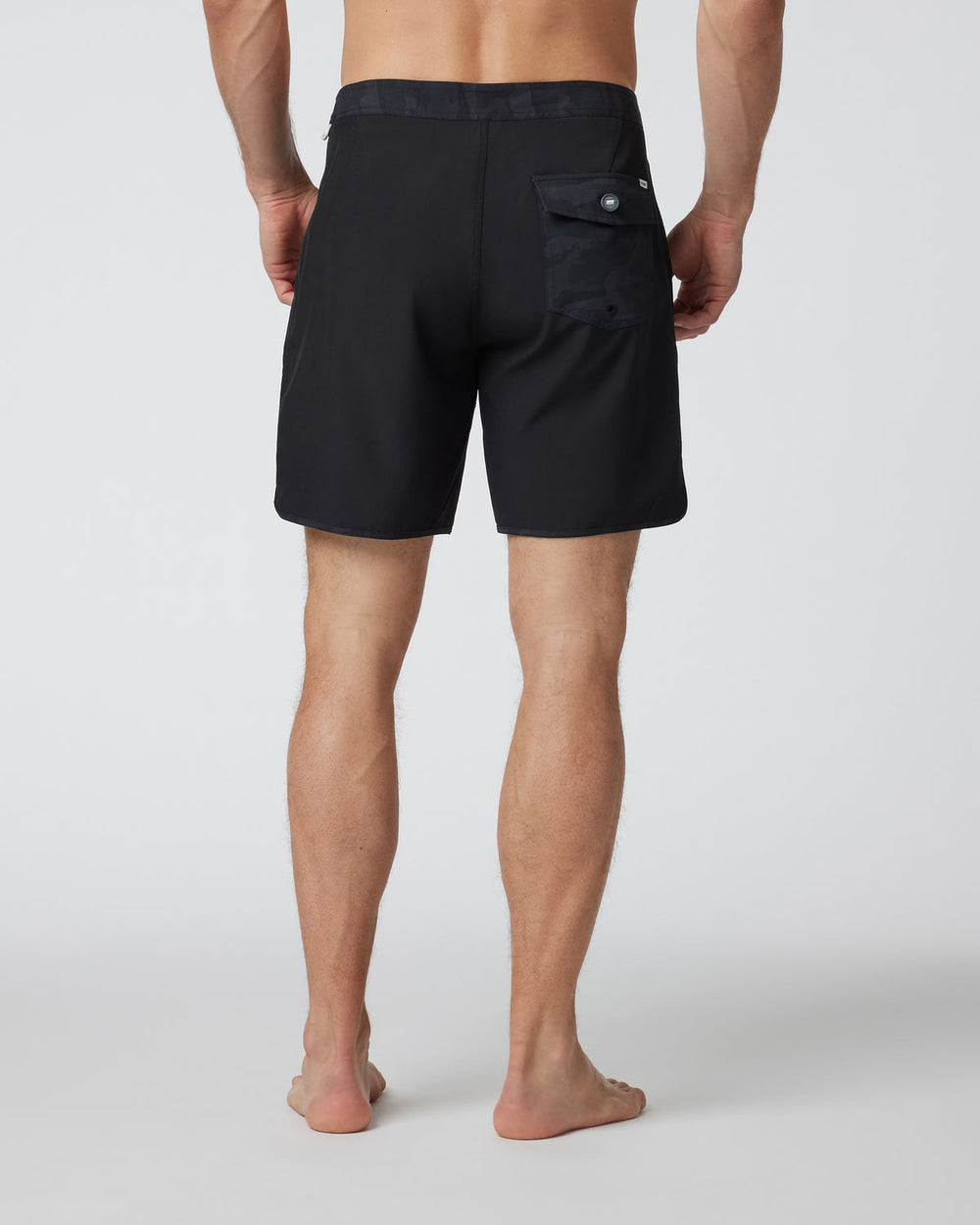 Vuori Cruise Boardshort Men's Black Swim Trunks