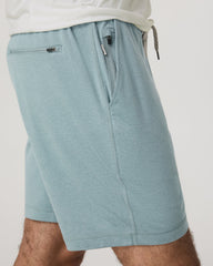 Vuori Men's Ponto Performance Short 7" Misty Blue Heather