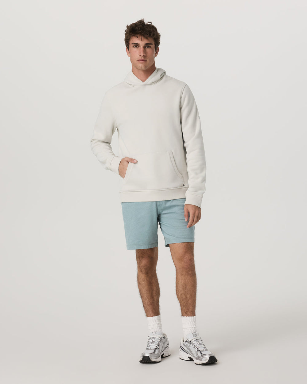 Vuori Men's Ponto Performance Short 7" Misty Blue Heather