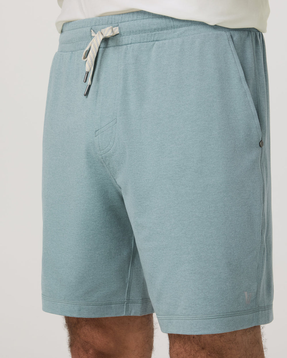 Vuori Men's Ponto Performance Short 7" Misty Blue Heather